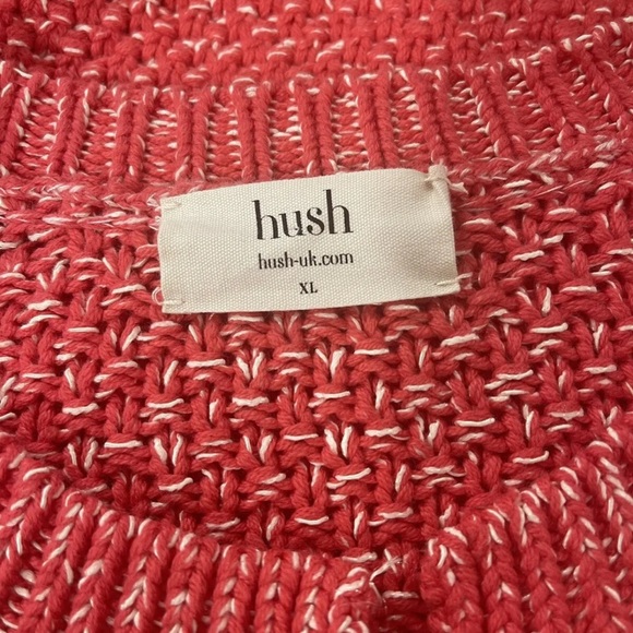 HUSH Basket Stitch Hibiscus Cardigan Jacket XL Fringed Size 14-16 UK - Picture 8 of 8